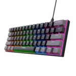 Arvuti klaviatuur Trust  KEYBOARD USB GAMING GXT867/ACIRA MINI 24882 