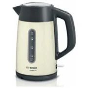 Virdulys Bosch Kettle TWK4P437 Electric, 2400 W, 1.7 L, Stainless steel, Beige