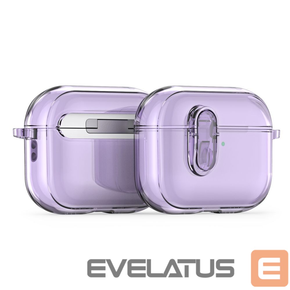 Korpus kõrvaklappidele Dux Ducis Apple AirPods Pro 3 PECL Series PC+TPU Cover with Hook Purple