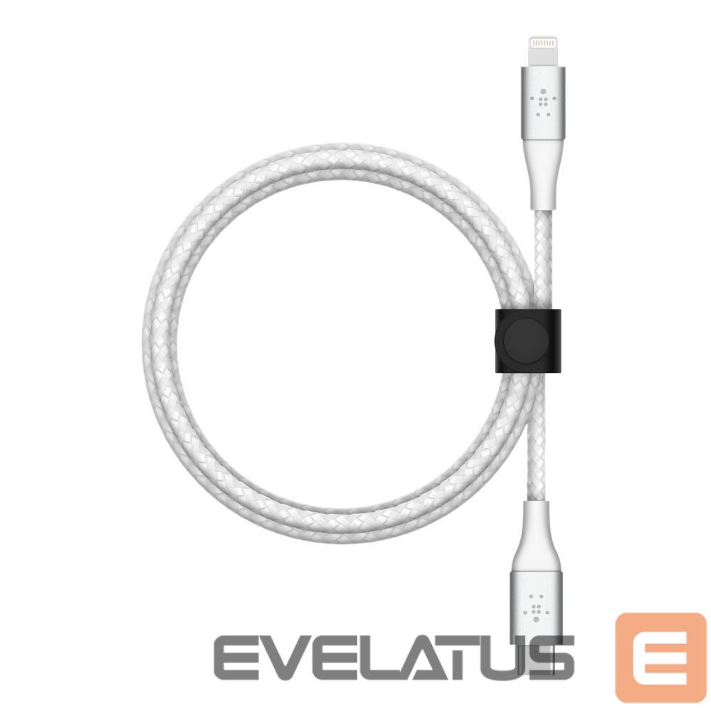 Kabelis Belkin BOOST CHARGE USB-C to Lightning Cable, Braided, 1M White