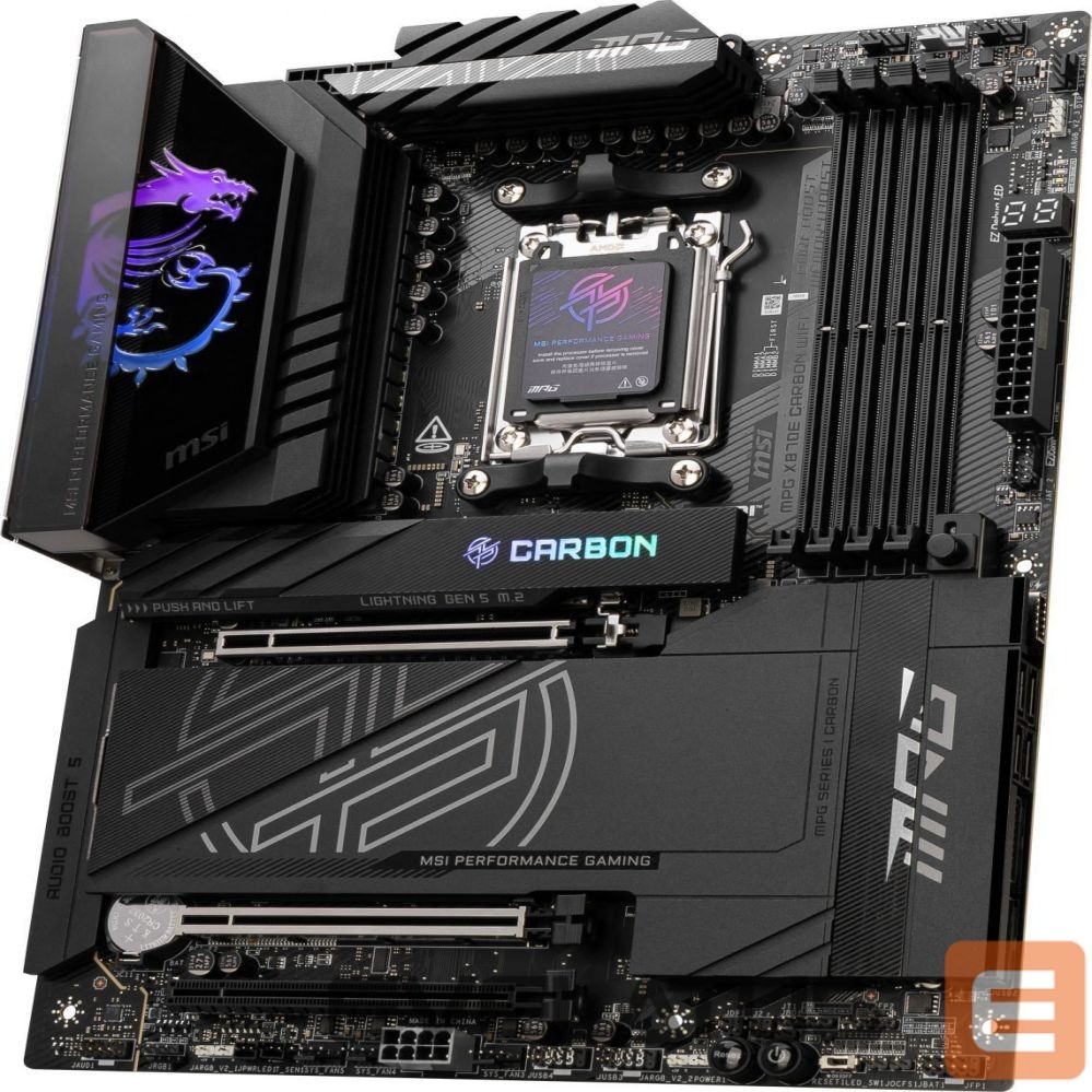 Motherboard for Intel processors MSI Processor family AMD | Processor socket AM5 | DDR5 UDIMM | Supported hard disk drive interfaces SATA, M.2 | Number of SATA connectors 4