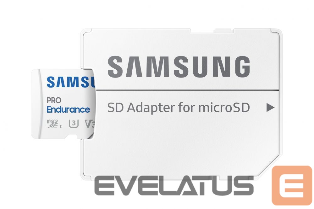 Mälukaardid Samsung PRO Endurance MB-MJ256KA/EU 256 GB, MicroSD Memory Card, Flash memory class U3, V30, Class 10, SD adapter