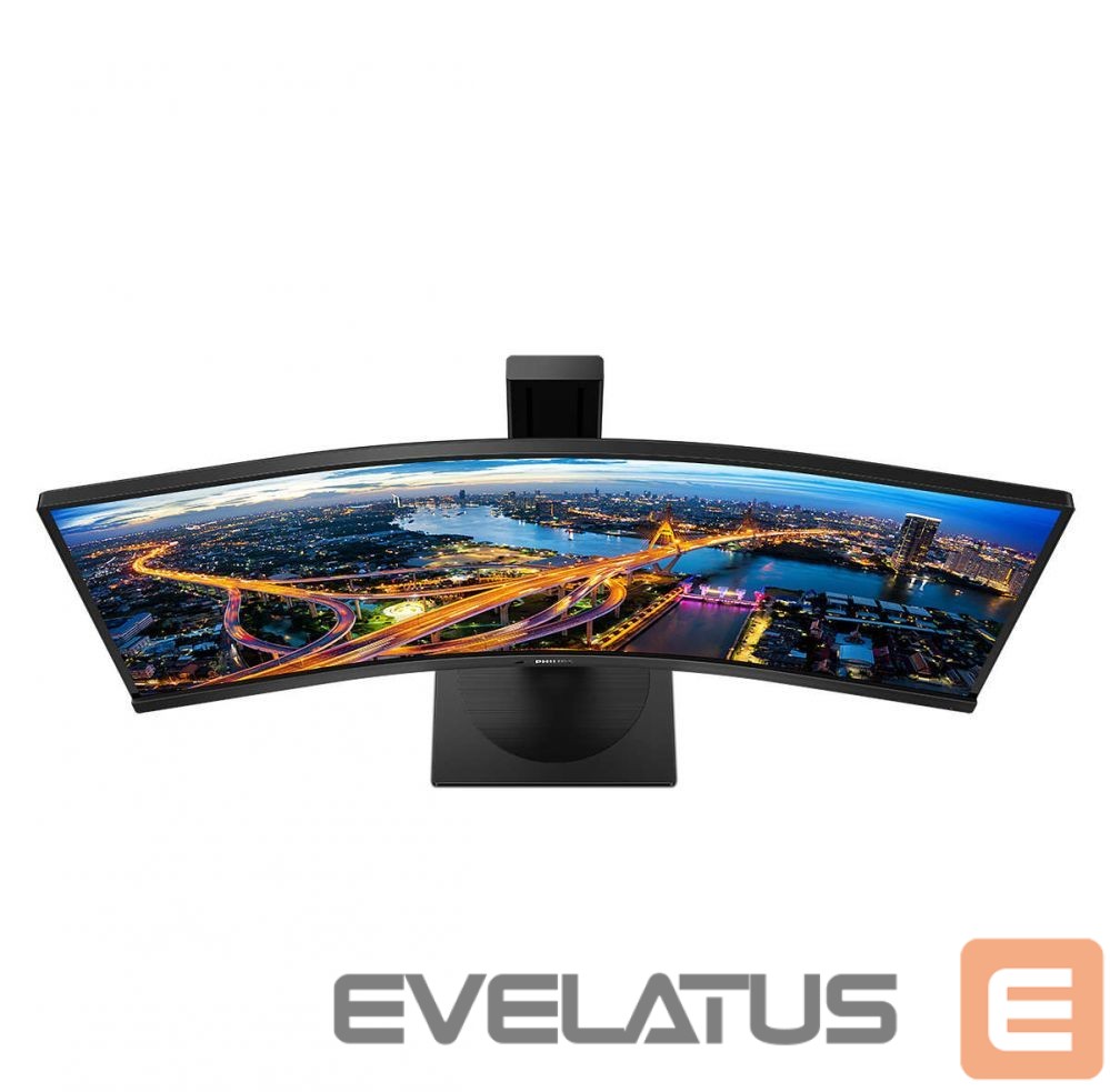 Monitorid Philips Curved UltraWide 345B1C 34 ", VA, WQHD, 3440 x 1440, 21:9, 5 ms, 300 cd/m², Black