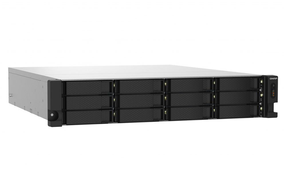 Mälupulk QNAP 12-Bay TS-1232PXU-RP-4G AL324 quad-core, Processor frequency 1.7 GHz, 4 GB, DDR4, 2x2.5 Gigabit Ethernet Port, 2 x 10GbE SFP+, 1xPCIe Slot, 4xUSB 3.2 Gen 1 port
