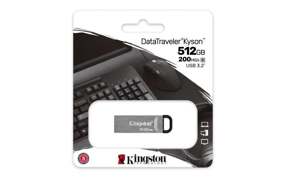 Mälupulk Kingston DataTraveler Kyson 512GB USB 3.2 Flash Drive