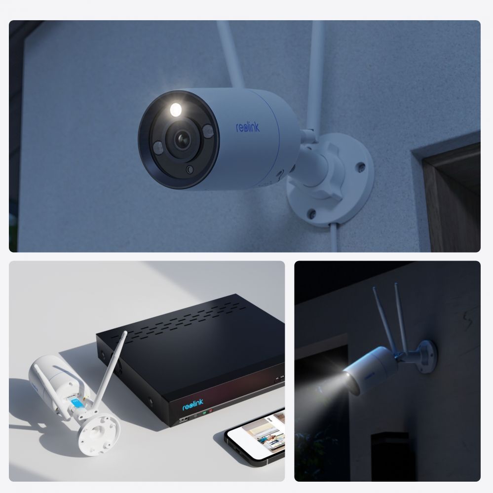 Veebikaamera Reolink W330 4K WiFi 6 Surveillance Camera, Faster Speed & Higher Stability, White