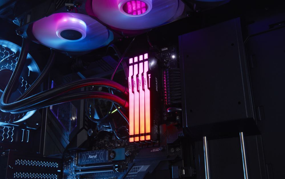 Operatiivmälu DDR4 Kingston Fury Beast 32GB DDR5, 6000 MHz, CL30, 288-Pin, DIMM Kit (16GB x 2)