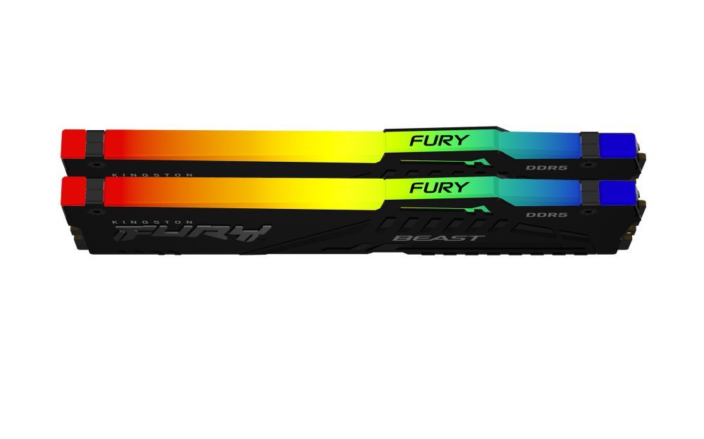 Operatīv atmiņa DDR4 Kingston Fury Beast 64GB DDR5, 6000 MHz, CL30, 288-Pin, DIMM Kit (32GB x 2)