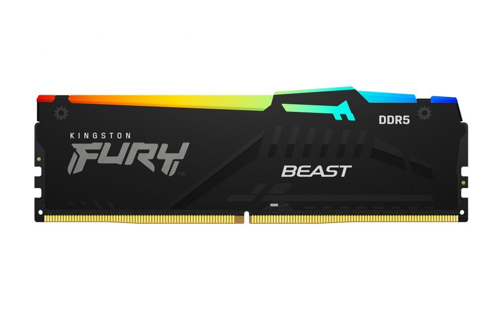 Operatīv atmiņa DDR4 Kingston Fury Beast 64GB DDR5, 6000 MHz, CL30, 288-Pin, DIMM Kit (32GB x 2)