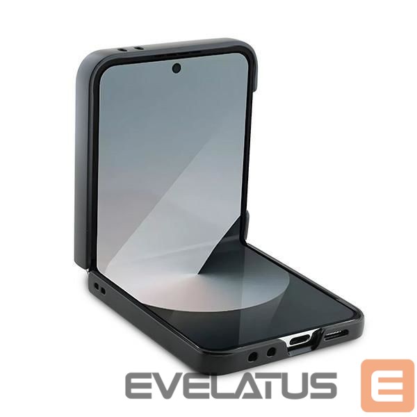 Tagakaaned Guess Guess Leather 4G Metal Logo Case for Samsung Galaxy Z Flip 6 - Brown