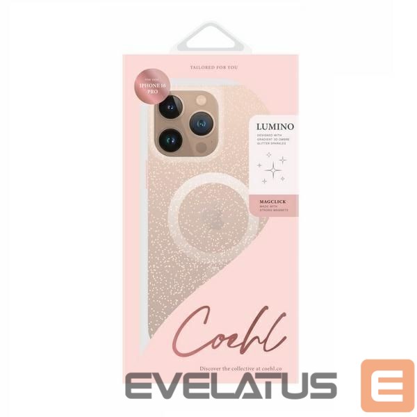 Muu telefoni lisavarustus UNIQ Uniq Coehl Lumino iPhone 16 Pro 6.3" Magnetic Charging case rose gold/rose gold