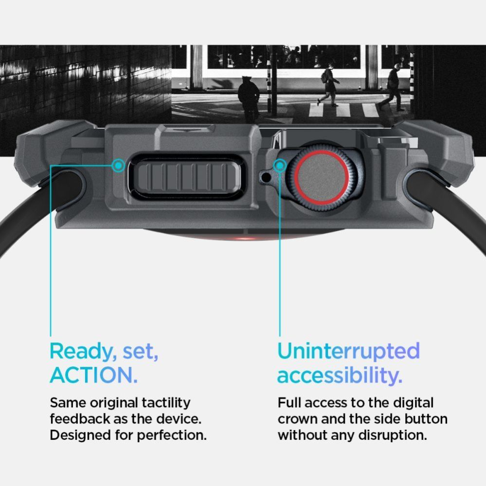 Other goods Spigen Spigen Rugged Armor Case for Apple Watch 10 46mm - Gray