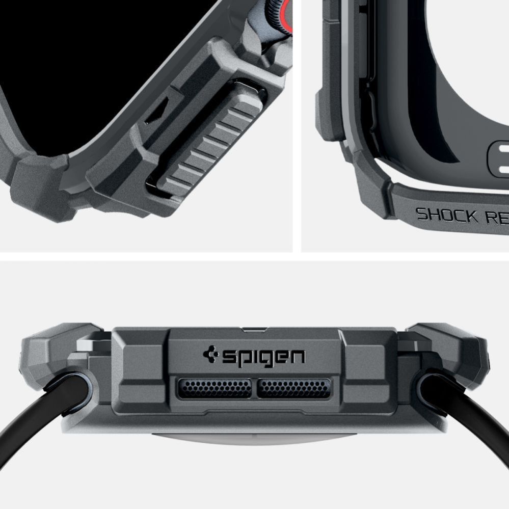 Other goods Spigen Spigen Rugged Armor Case for Apple Watch 10 46mm - Gray