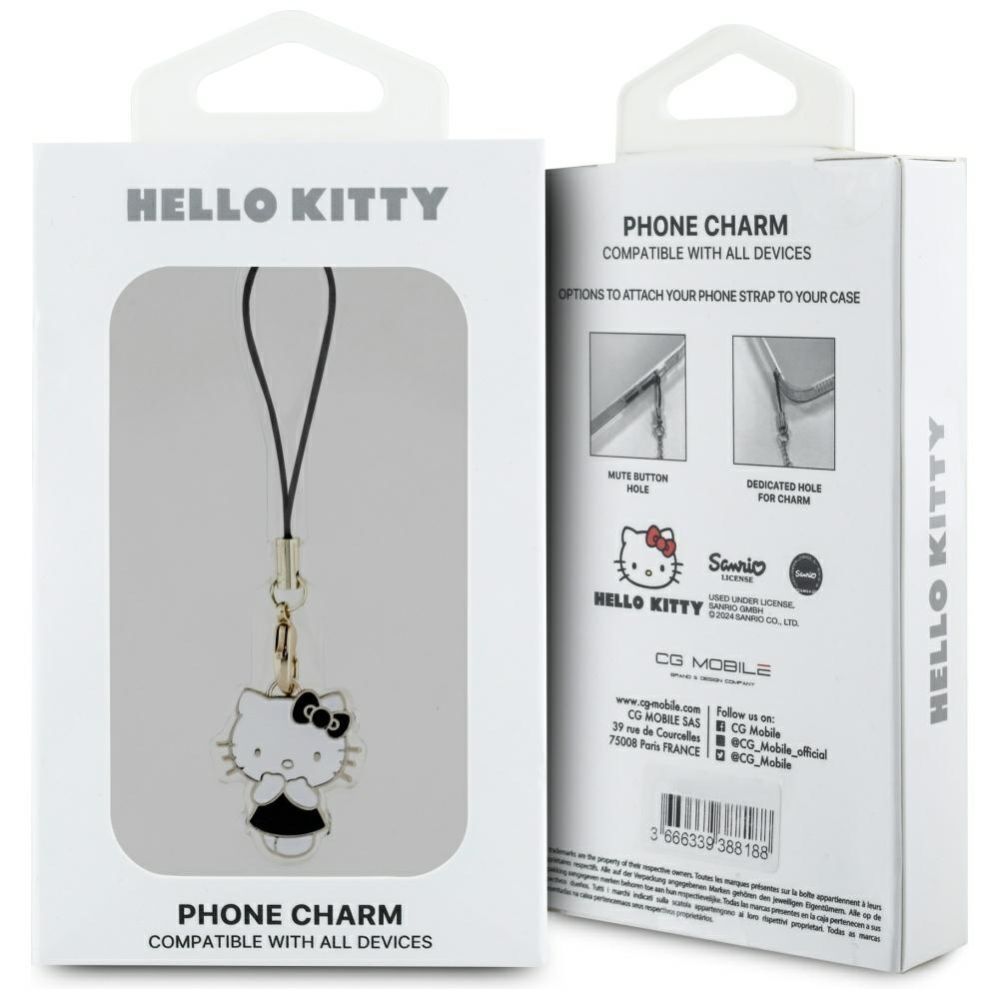 Muud kaubad Hello Kitty Hello Kitty Charm Kitty Cute Pendant - Black