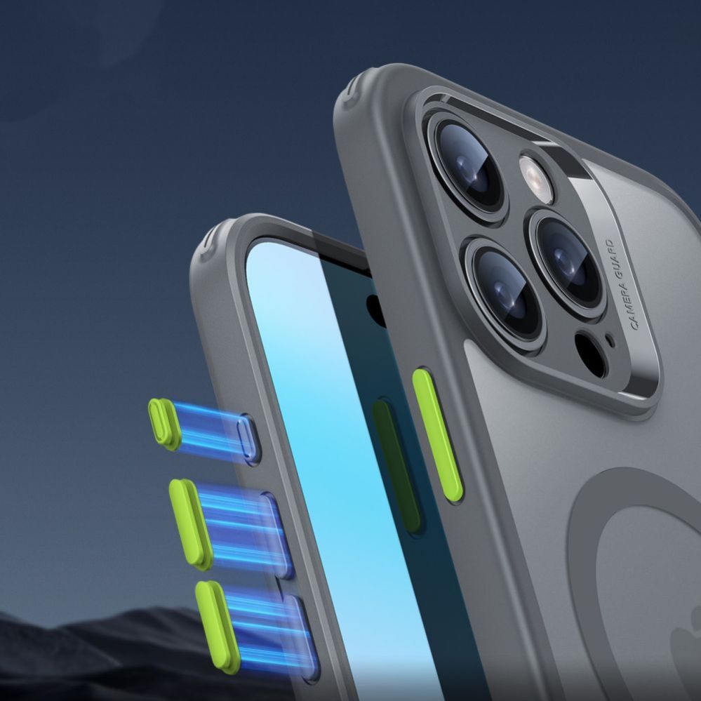 Citas preces ESR ESR Classic Pro Set Halolock MagSafe iPhone 16 Pro Case - Gray