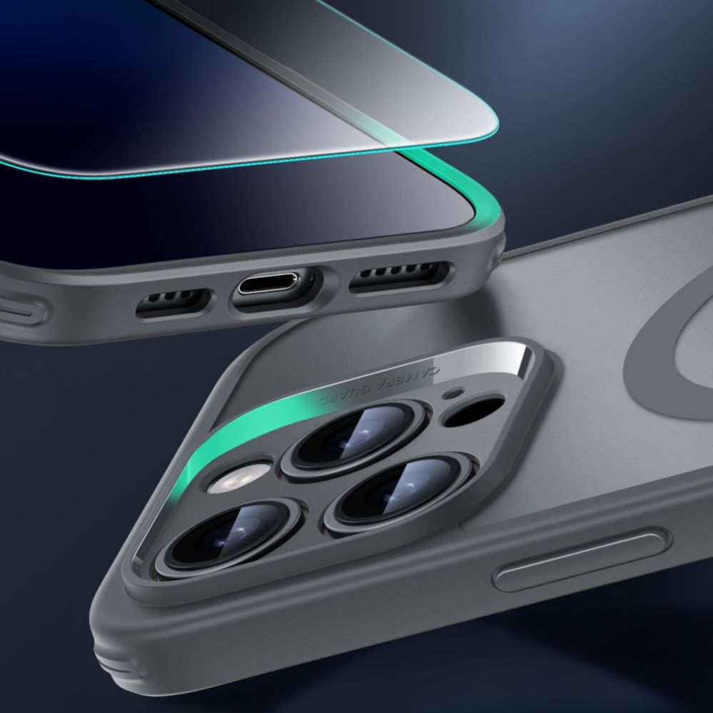 Citas preces ESR ESR Classic Pro Set Halolock MagSafe iPhone 16 Pro Case - Gray