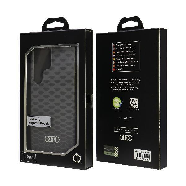 Citas preces Audi Audi IML Stitching Pattern MagSafe Case S24 Ultra S928 black/black hardcase AU-IMLMS24U-Q5/D3-BK