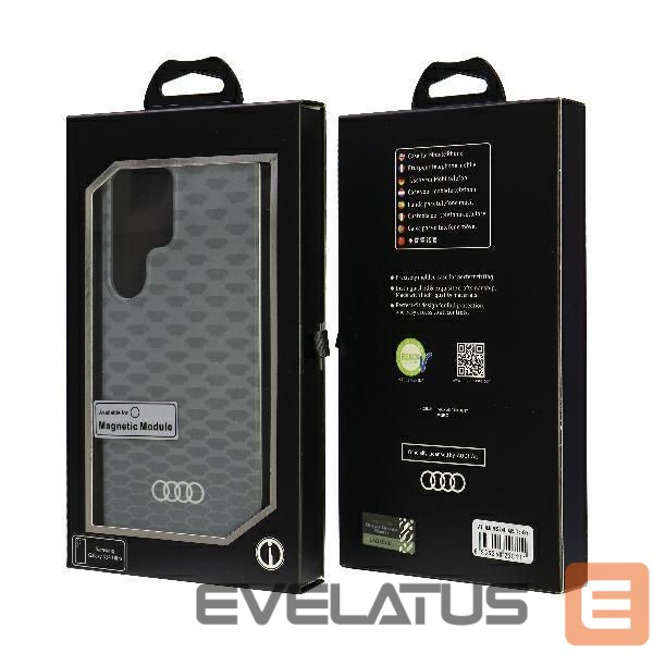 Citas preces Audi Audi IML Stitching Pattern MagSafe Case S24 Ultra S928 gray/gray hardcase AU-IMLMS24U-Q5/D3-GY