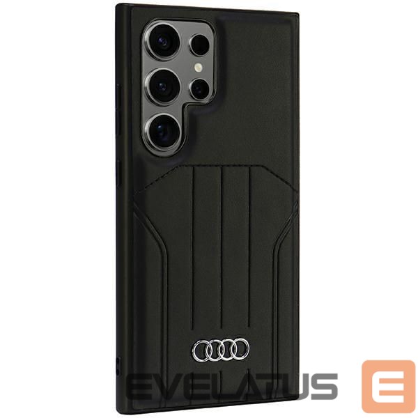 Citas preces Audi Audi Synthetic Leather MagSafe S24 Ultra S928 black/black hardcase AU-TPUPCMS24U-Q5/D1-BK