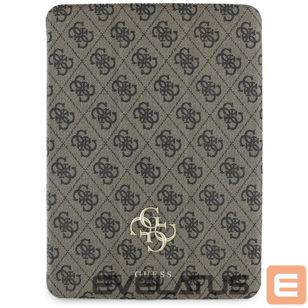 Citas preces Guess Guess GUFC11RM24PS4SGW iPad Air 11" 2024 brown/brown Magnetic 4G Big Logo