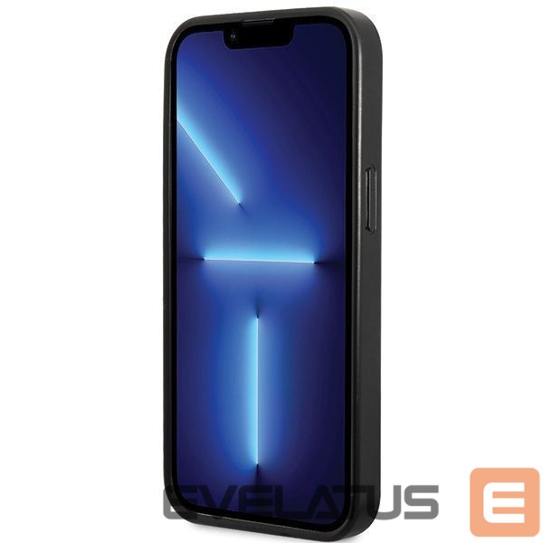 Citas preces Guess Guess GUHCP13XPS4DGPK iPhone 13 Pro Max 6.7" black/black hardcase Strass Metal Logo