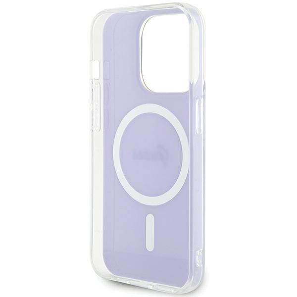 Citas preces Guess Guess GUHMP15LHITSU iPhone 15 Pro 6.1" purple/purple hardcase IML Iridescent MagSafe