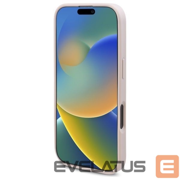 Citas preces Guess Guess GUHMP16LP4ROPEMCP iPhone 16 Pro 6.3" pink/pink hardcase 4G Flowers Print MagSafe