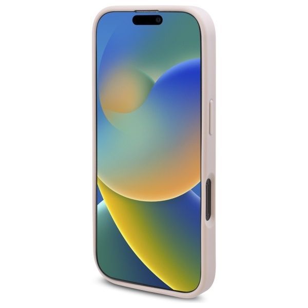 Citas preces Guess Guess GUHMP16XP4ROPEMCP iPhone 16 Pro Max 6.9" pink/pink hardcase 4G Flowers Print MagSafe