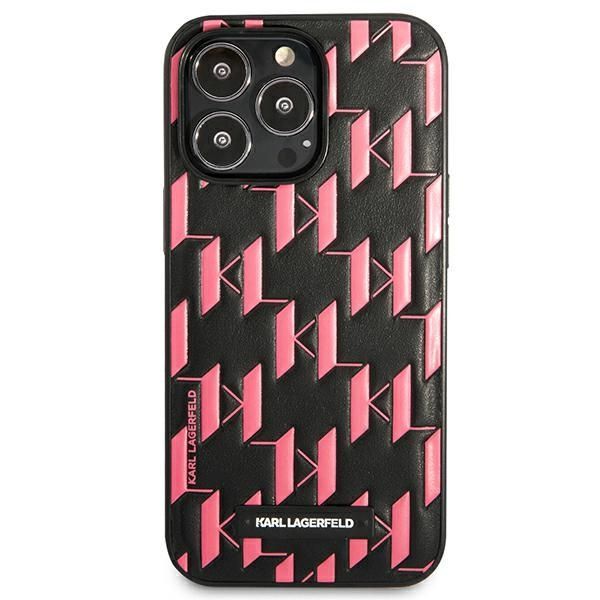 Kitos prekės Karl Lagerfeld Karl Lagerfeld Monogram Plaque iPhone 13 Pro / 13 6.1" Case - Pink