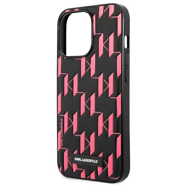 Kitos prekės Karl Lagerfeld Karl Lagerfeld Monogram Plaque iPhone 13 Pro / 13 6.1" Case - Pink