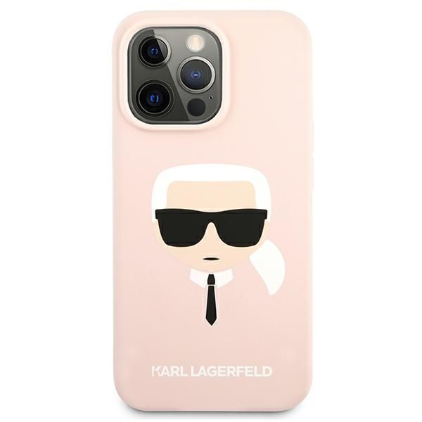 Other goods Karl Lagerfeld Karl Lagerfeld Silicone Karl`s Head Case for iPhone 13 Pro Max 6.7" - Light Pink