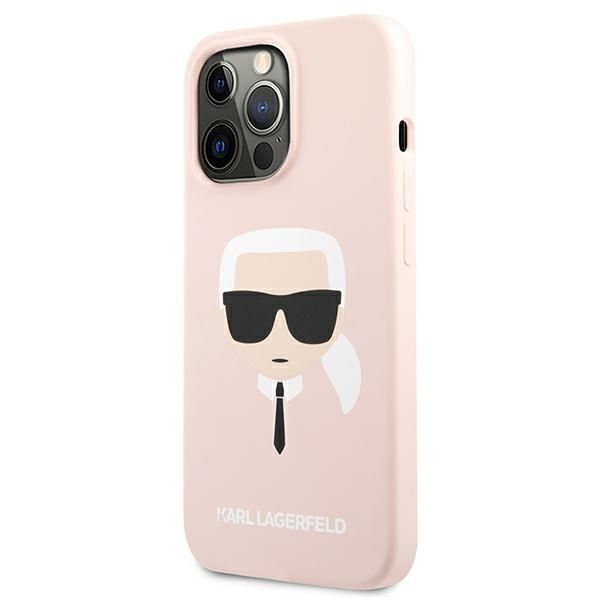 Other goods Karl Lagerfeld Karl Lagerfeld Silicone Karl`s Head Case for iPhone 13 Pro Max 6.7" - Light Pink