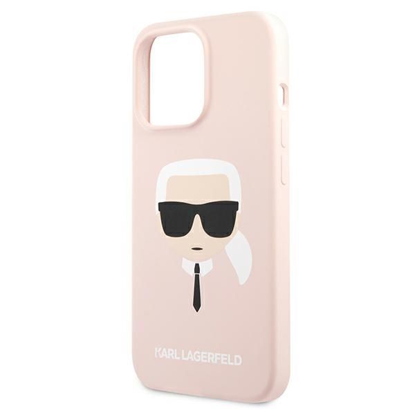 Other goods Karl Lagerfeld Karl Lagerfeld Silicone Karl`s Head Case for iPhone 13 Pro Max 6.7" - Light Pink