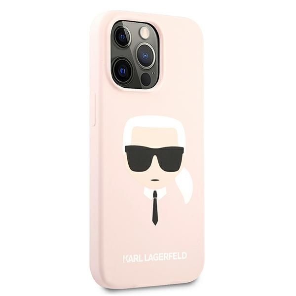 Other goods Karl Lagerfeld Karl Lagerfeld Silicone Karl`s Head Case for iPhone 13 Pro Max 6.7" - Light Pink