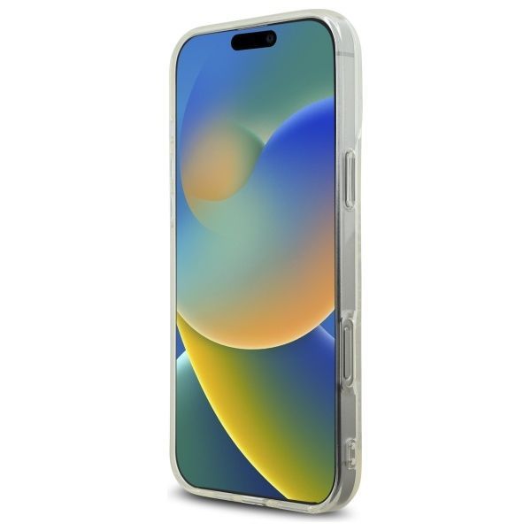 Citas preces Karl Lagerfeld Karl Lagerfeld KLHCP16XHKLSTDCT iPhone 16 Pro Max 6.9" Clear Hard Case IML Rhinestones Logo