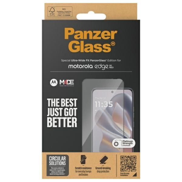 Citas preces Panzer Glass PanzerGlass Ultra-Wide Fit Tempered Glass for Motorola Edge 50 Neo