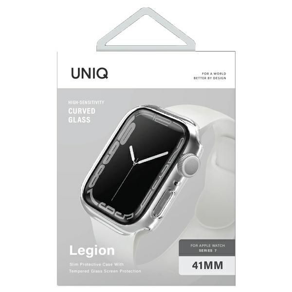 Citas preces UNIQ Uniq Legion Case Apple Watch Series 7/8/9 41mm Clear