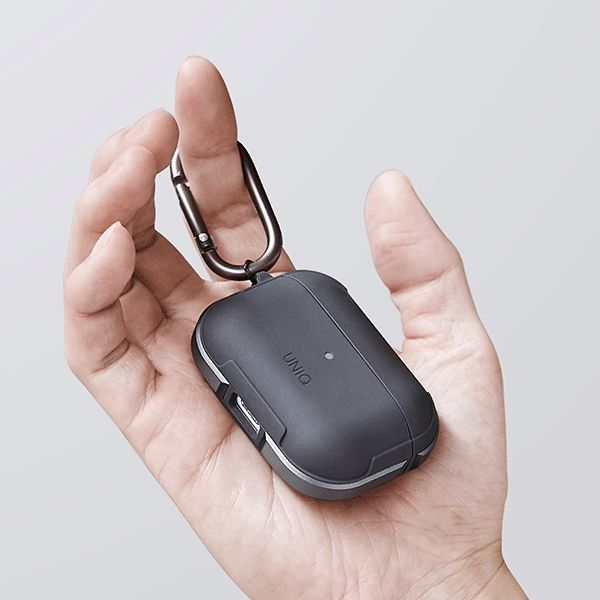 Citas preces UNIQ Uniq Valencia AirPods Pro Case Black/Midnight Black Antimicrobial