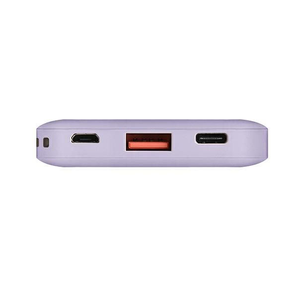 Kitos prekės UNIQ Powerbank Uniq Fuele mini 8000mAh USB-C 18W PD Fast charge - lavender