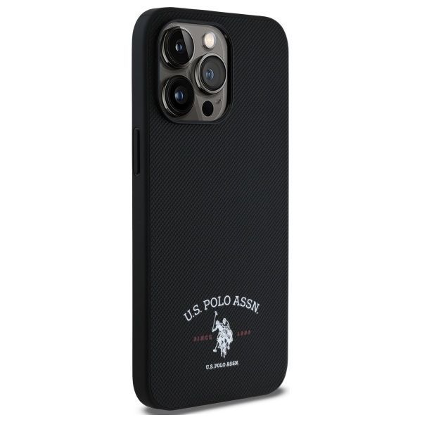 Kitos prekės U.S. Polo PU US Polo USHCP15XPARK iPhone 15 Pro Max 6.7" black/black Printed DH Logo