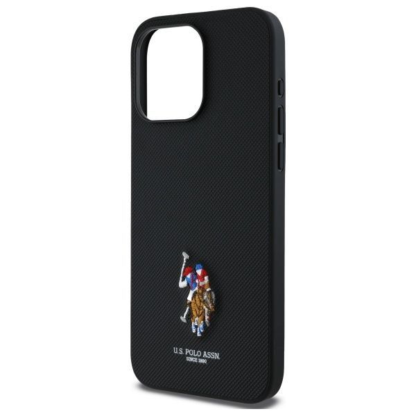 Citas preces U.S. Polo PU US Polo USHCP15XPEMK iPhone 15 Pro Max 6.7" black/black Embroidered DH Color