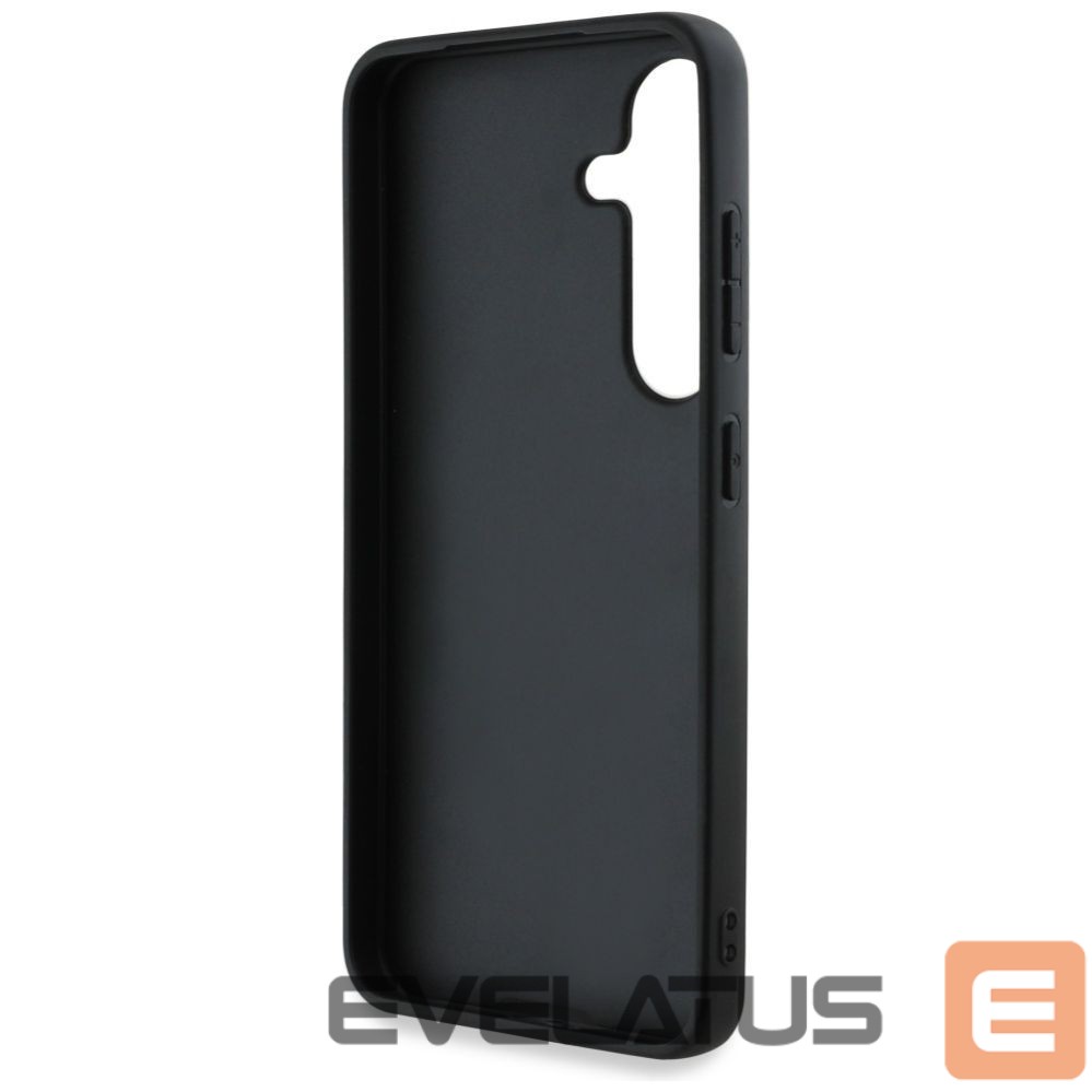 Citas preces Guess Guess Grained Big 4G Logo Small Classic Logo case for Samsung Galaxy S25 beige