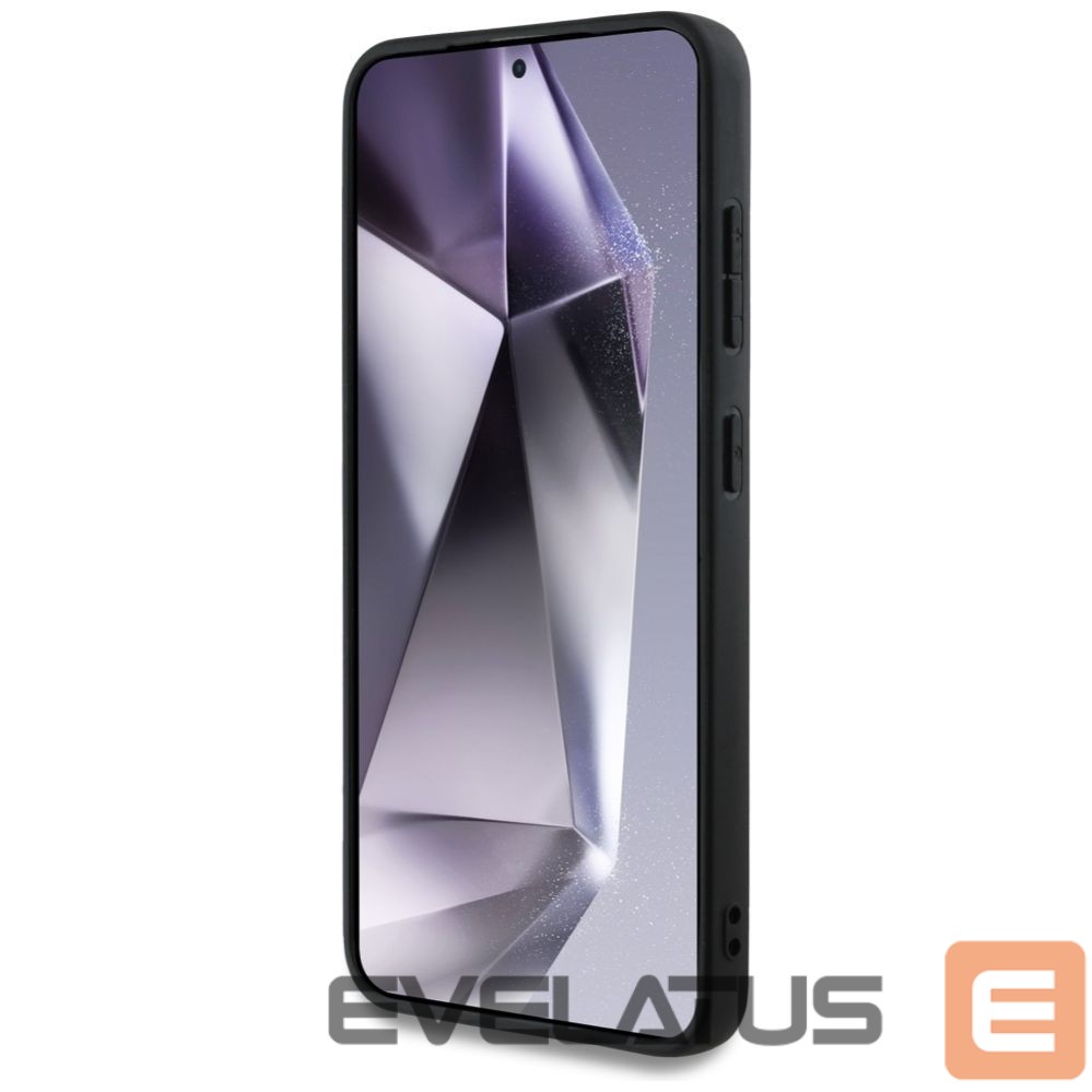 Citas preces Guess Guess Grained Big 4G Logo Small Classic Logo case for Samsung Galaxy S25 Plus pink