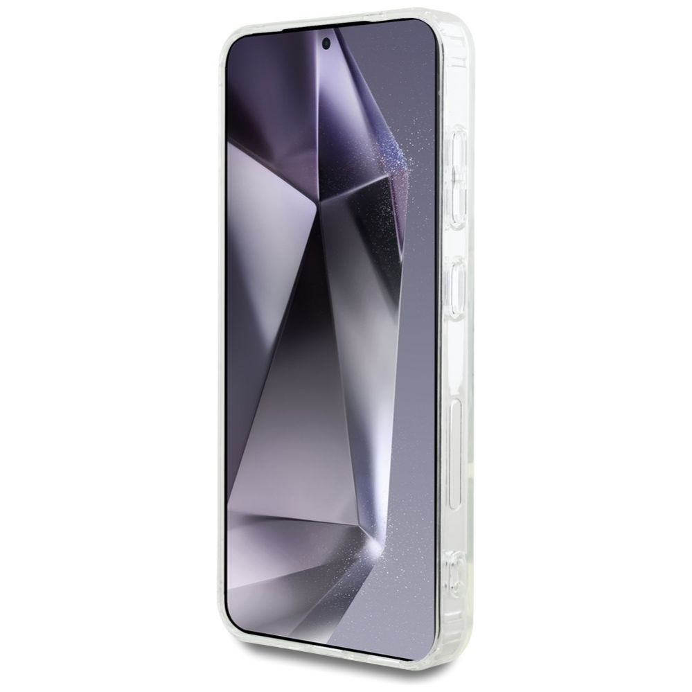 Muud kaubad Karl Lagerfeld Case Karl Lagerfeld Button Karl & Choupette Heads Printed Logo MagSafe Samsung Galaxy S25 white