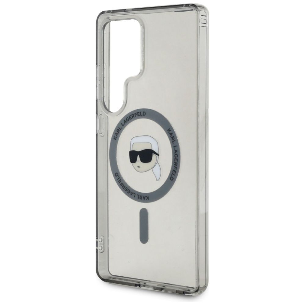 Muud kaubad Karl Lagerfeld Case Karl Lagerfeld Button Karl Head Printed Logo MagSafe Samsung Galaxy S25 Ultra black