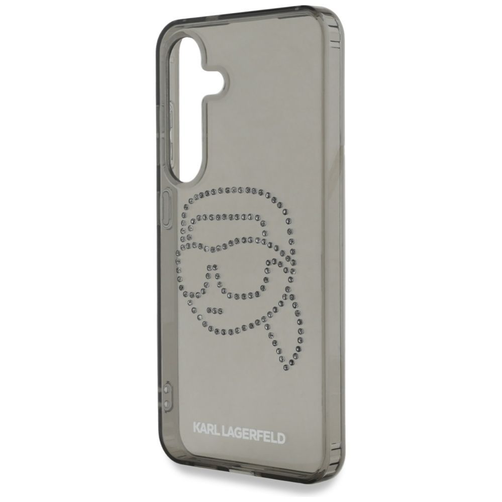 Muud kaubad Karl Lagerfeld Case Karl Lagerfeld Rhinestones Karl Head Logo Samsung Galaxy S25 black