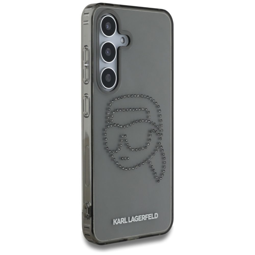 Muud kaubad Karl Lagerfeld Case Karl Lagerfeld Rhinestones Karl Head Logo Samsung Galaxy S25 black
