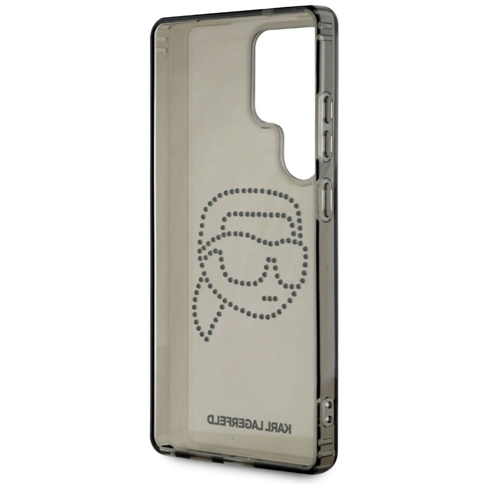 Kitos prekės Karl Lagerfeld Case Karl Lagerfeld Rhinestones Karl Head Logo Samsung Galaxy S25 Ultra black