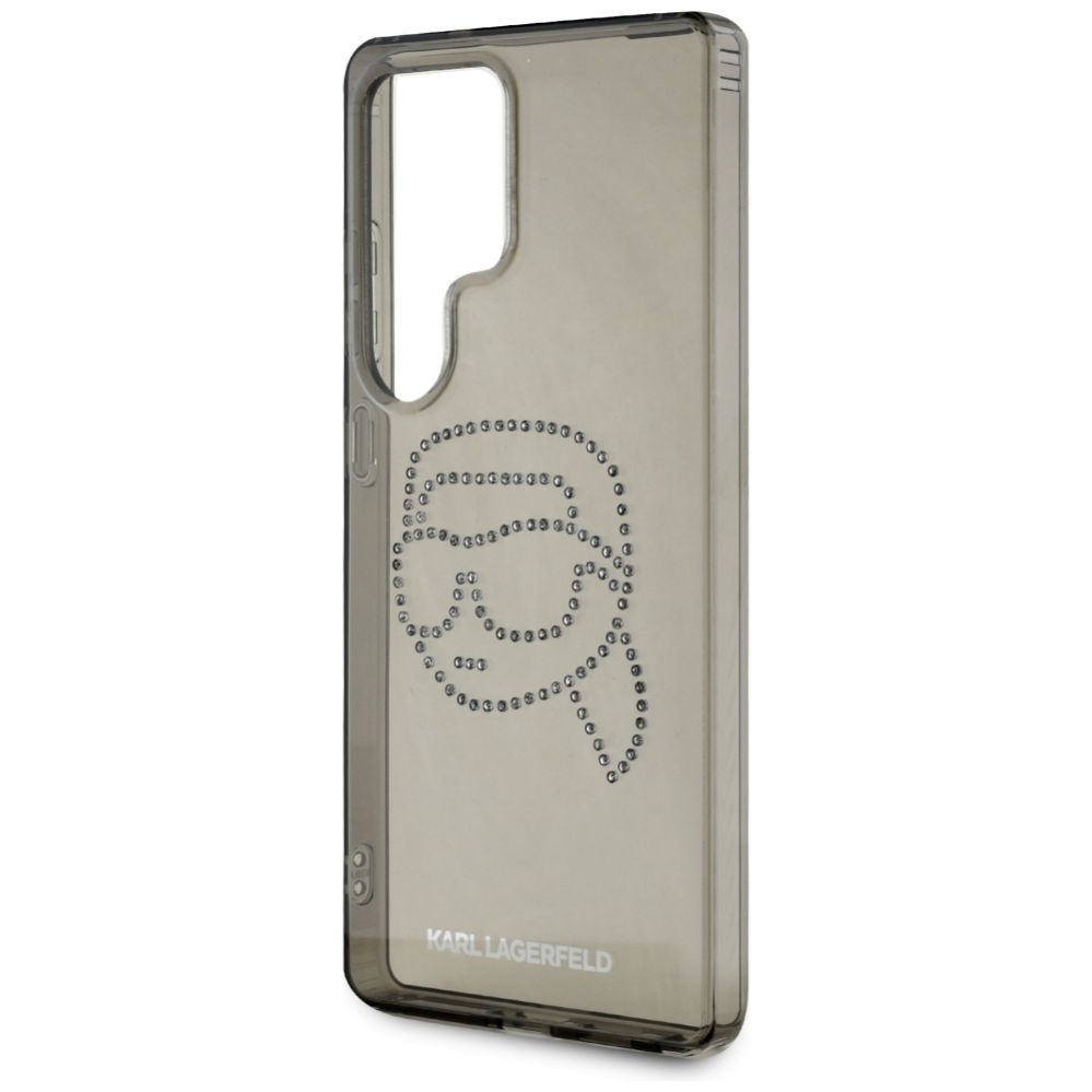 Kitos prekės Karl Lagerfeld Case Karl Lagerfeld Rhinestones Karl Head Logo Samsung Galaxy S25 Ultra black