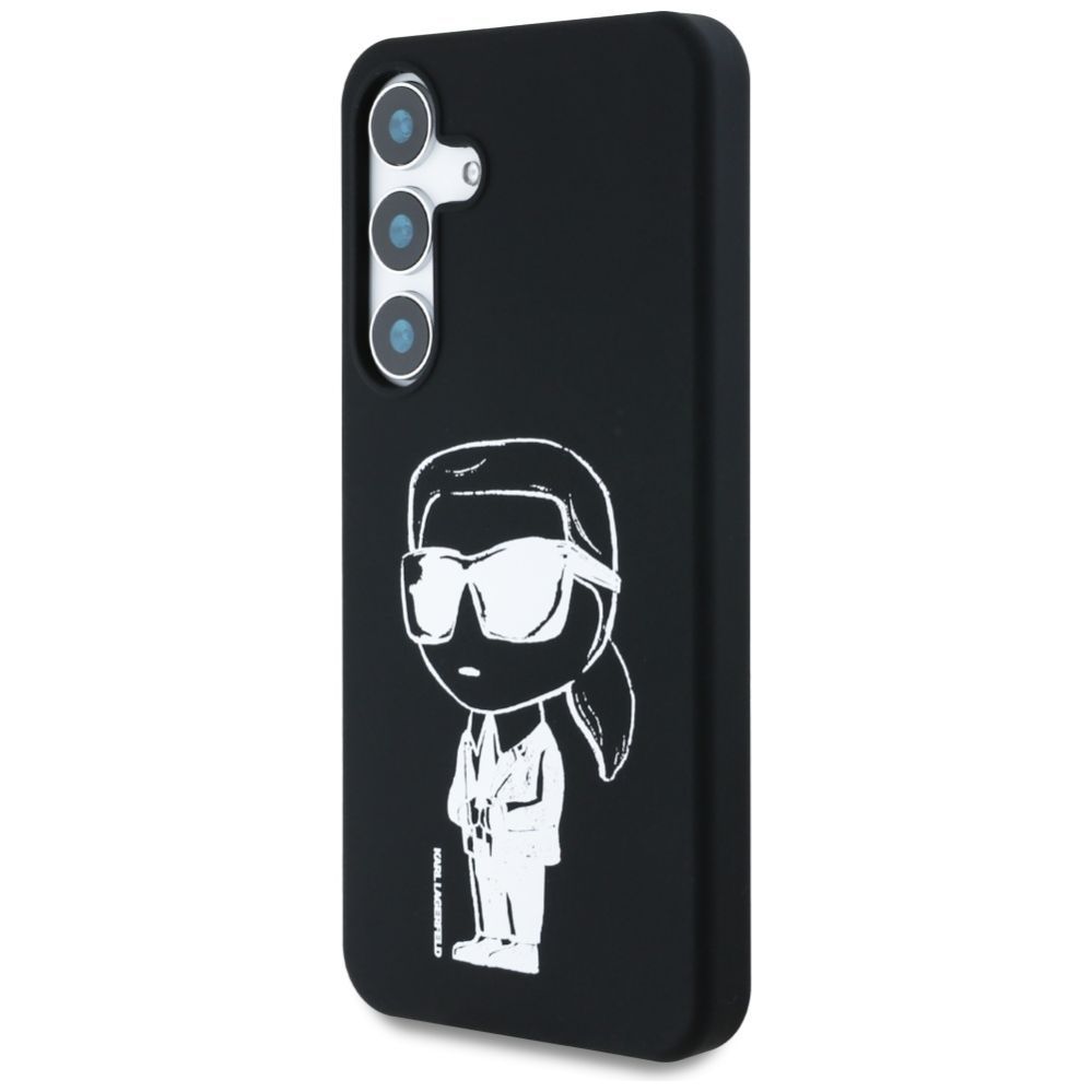 Muud kaubad Karl Lagerfeld Case Karl Lagerfeld Silicone Graffiti Ikonik Printed Logo MagSafe Samsung Galaxy S25 black